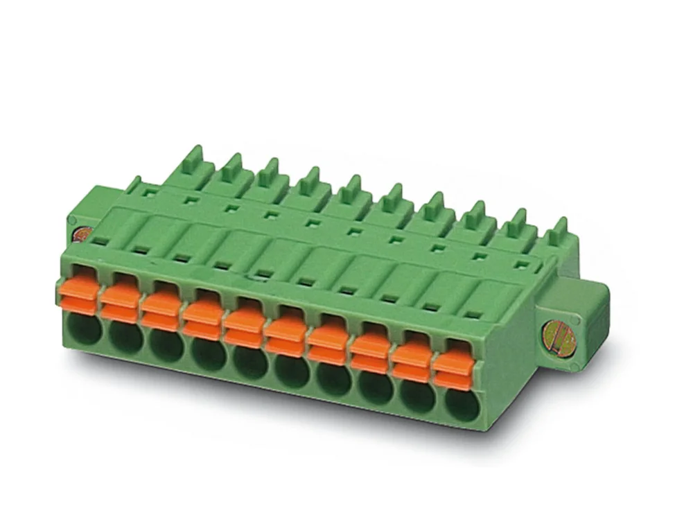 Lägg i varukorgen Phoenix Contact FMC 1.5/6-STF-3.5, 6-polen Pluggbar kopplingsplint, Horisontell, 3.5 mm Avstånd 1 Rader