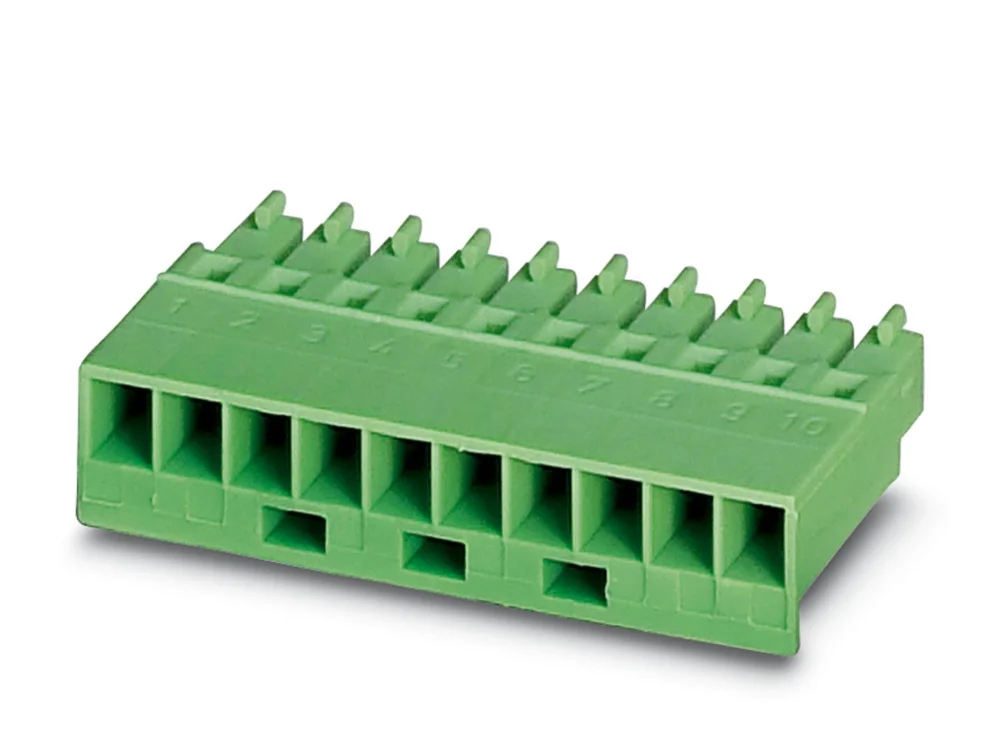 Reapris Phoenix Contact MCC 1/18-STZ-3.81, 18-polen Pluggbar kopplingsplint, Rak, 3.81 mm Avstånd 1 Rader