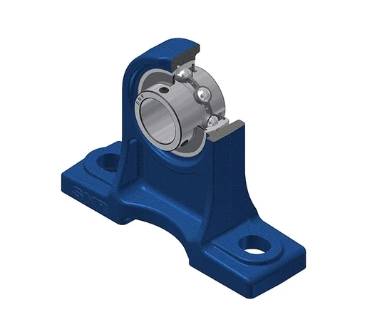 SNR Lagerenhet, 2 Hål Cylindrisk, Gjutjärn, ID 40 mm ID, L 184 mm, B 49.2mm I lager