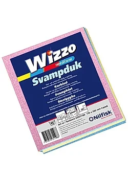 Handla nu Nilfisk Diskduk Wizzo Clean M sort färger (fp om 4 st)