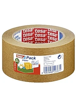 Kampanjpris tesa® Packtejp papper brun 50mmx50m (rulle om 50 m)