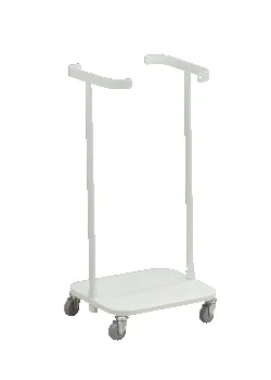 Säckvagn enkel 60L öppen med 4 hjul Säker betalning