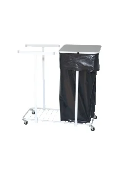 Säckvagn dubbel 100-125L med 4 hjul Lägg i varukorgen
