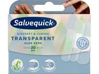 Expressleverans Salvequick Plåster Aloe Vera Transparent (fp om 20 st)