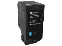 Premium Lexmark Toner LEXMARK 74C2HC0 cyan