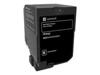 Sista chansen Lexmark Toner LEXMARK 74C20K0 svart