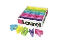 Köp online Pappersklämma LAUREL plast 25x43mm