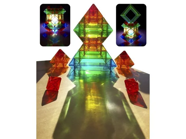 Nedsatt pris Geometriska figurer transparent 15/FP