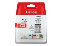 Sista chansen Bläckpatron CANON CLI-581XXL CMYBK 4/FP