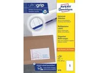 Etikett AVERY 210x297 mm 100/FP Fynd