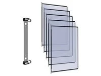 Väggställ TARIFOLD magnetisk A4 10 panel Billig