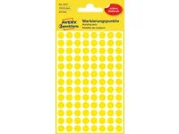 Rabatt Färgkodningsprick AVERY Ø8mm gul 416/FP