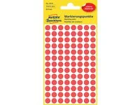 Färgkodningsprick AVERY Ø8mm röd 416/FP Rea