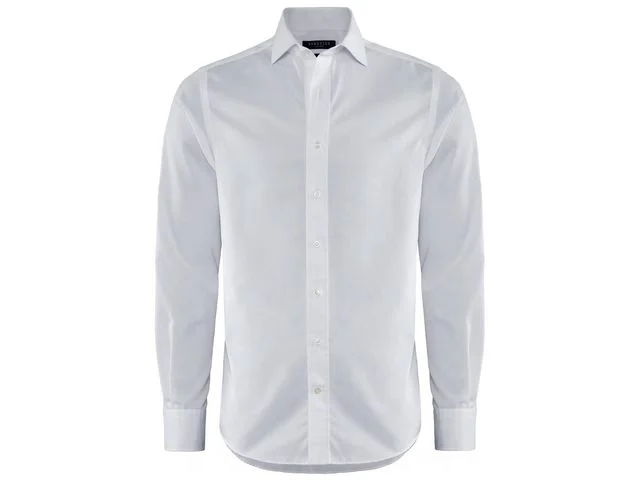 I lager Skjorta BERKELEY Plainton tail vit XL