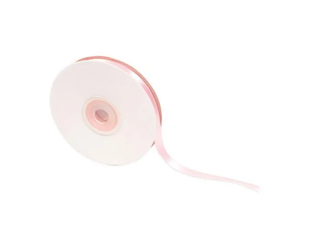 Nyhet Satinband 10mmx30m rosa