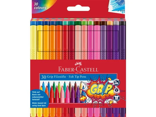 Beställ idag Fiberpenna FABER neon och pastell 30/fp