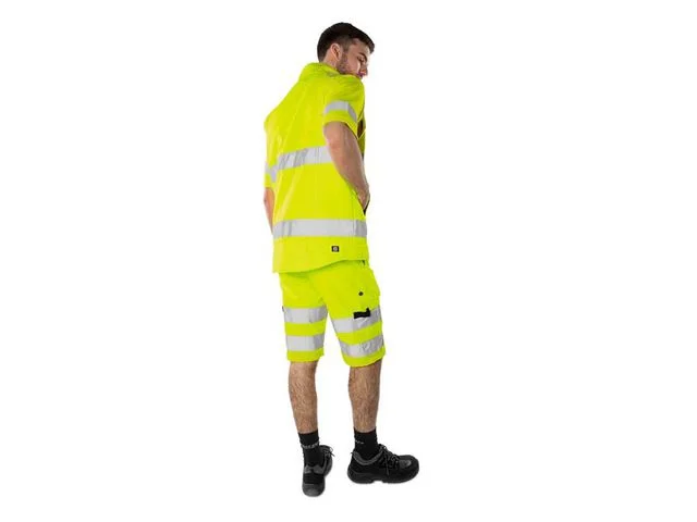 Lågt pris Varselväst FRISTAD 5067 GPLU kl2 gul 4XL