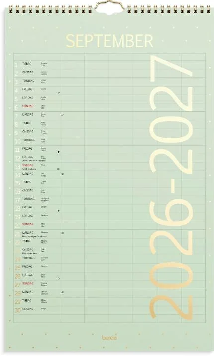 Familjekalender Color 26/27 Billigare