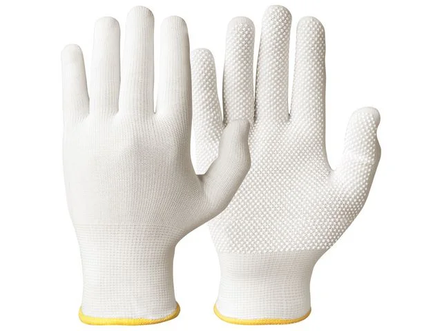 Textilhandske 0483 noppor vit 10 Bästa pris