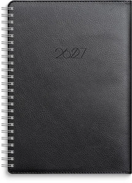 Billig Kalender Study Twist A5 svart 26/27
