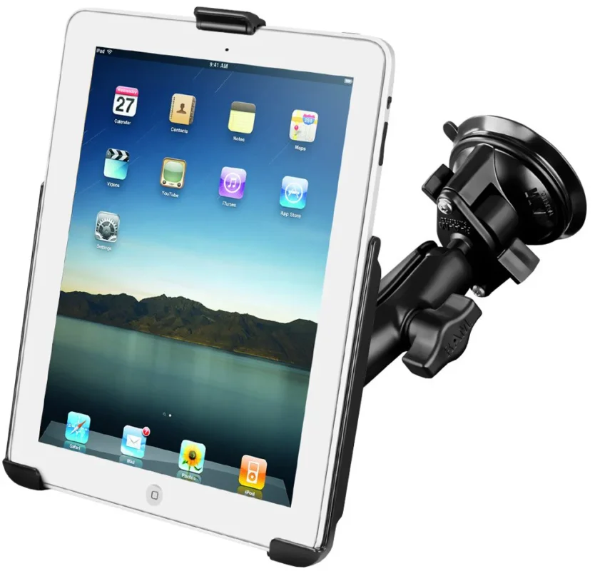 iPad-hållare (1-4 & Air) med sugkoppsfäste Billigare