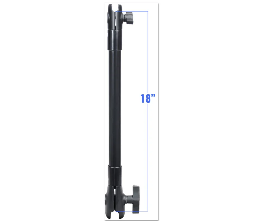 RAM 18" Long Extension Pole with 1" and 1.5" Single Open SocketsRAP-CB-201-18U Utförsäljning