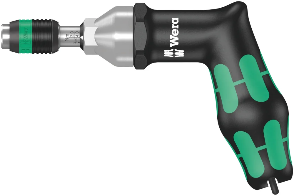 Wera Serie 7400 Kraftform pistolgrepp, inställbar momentskruvmejsel (3,0–8,8 Nm) med Rapidaptor-snabbfäste Nyhet