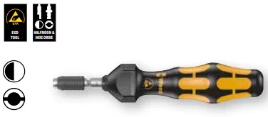 Wera Serie 7400 Kraftform ESD inställbar momentskruvmejsel (0,1–1,0 Nm) med snabbfäste Köp online