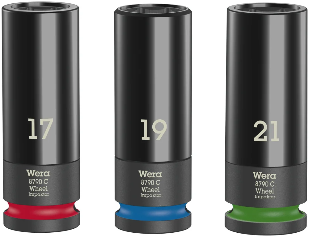 Wera Wheel Impaktor C Set 1 Hylsmejselinsats-sats, 1/2tums-fattning Sista chansen