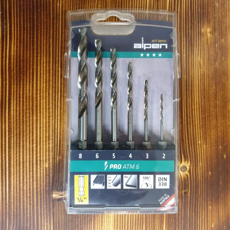 Alpen Cassette PRO ATM 6. 6 pcs, Ø 2.0/3.0/ 4.0/ 5.0/ 6.0/ 8.0mm Endast denna vecka