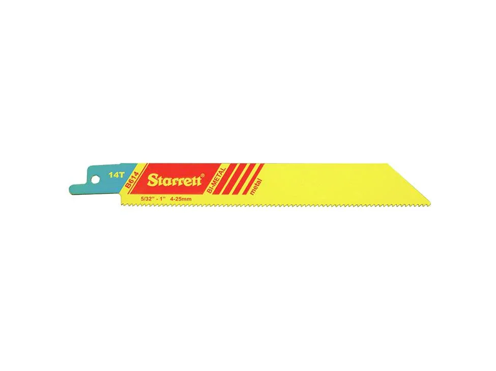Starrett Metal Cut Reciprocating Saw Blade 152mm 5p - B614-5 Populärt val