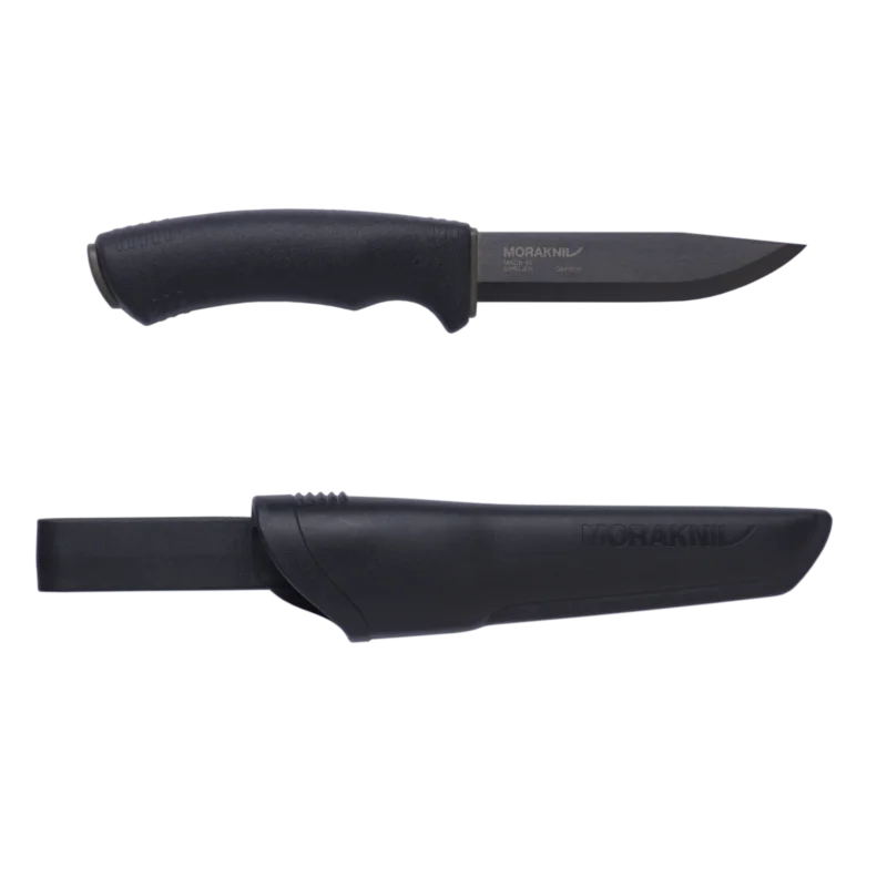 Sänkt pris Morakniv Bushcraft Black i svart kolstål, SB-pack 109/232,5