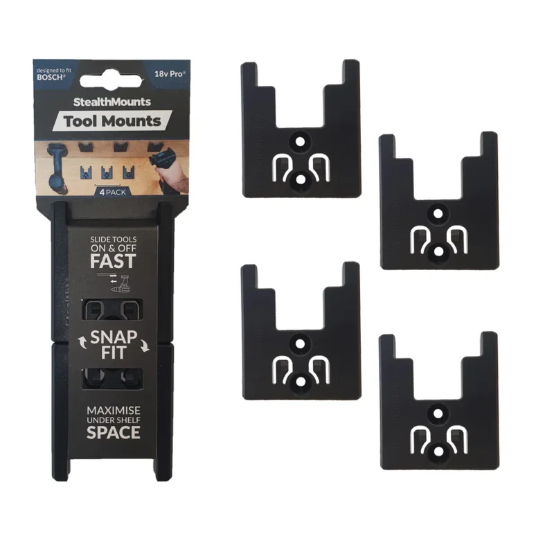 Fynd StealthMounts Tool Mounts (4 Pack ) Bosch 18V