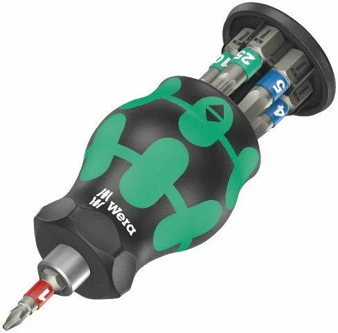 Snabb leverans Wera Cykelset 11 Stubby magasin bitshandtag med 7 bits