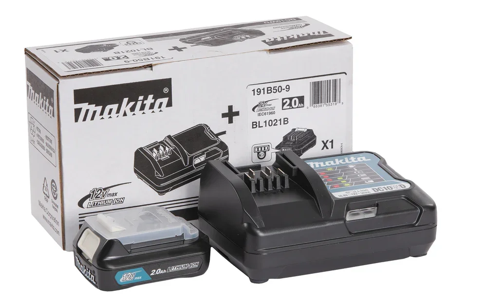 Makita Powerpack CXT 1st 12V 2Ah batteri och laddare 191B50-9 Snabb leverans