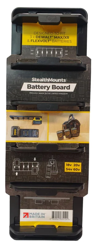 StealthMounts Dewalt Battery Board Beställ nu