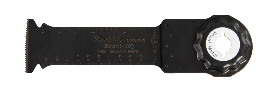 Begränsat antal Makita Multiblad -Starlock, Trä/metall 32mm Sågdjup 80mm B-66400