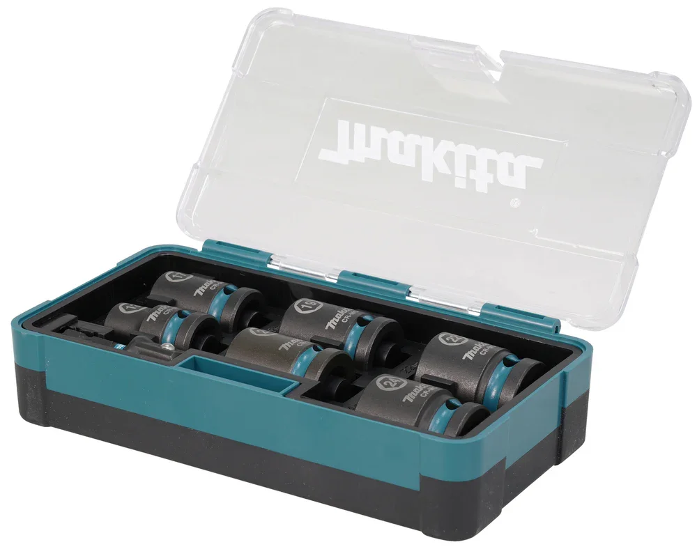 Makita Krafthylsa Impact Black inkl. övergång 1/4" - 1/2" - E-16592 Nedsatt pris