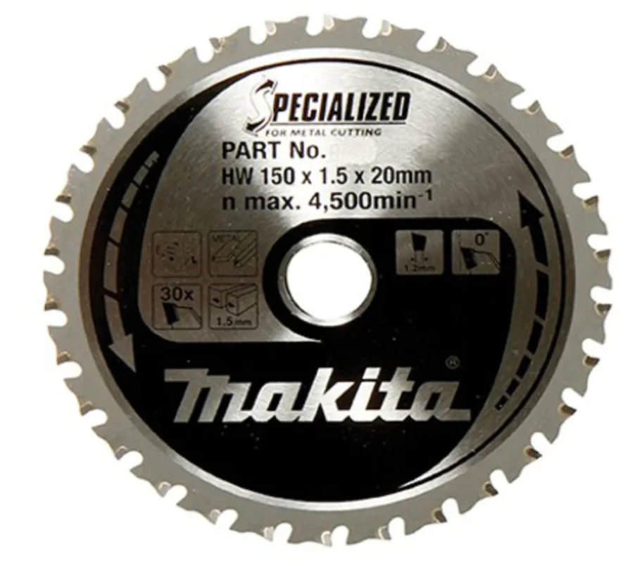 Makita Sågklinga HM Metall Specialized T.C.T, 150 x 20 mm, 32 T B-47036 Extra rabatt
