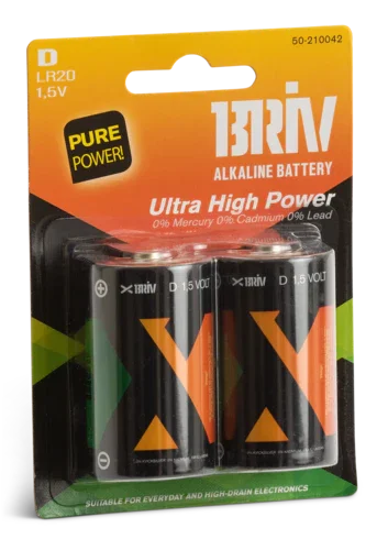 Batteri D LR20 2-Pack Fynd