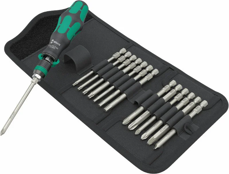 Rabatter Wera Kraftform Kompakt 838 RA-R M Set 1, 15 delar