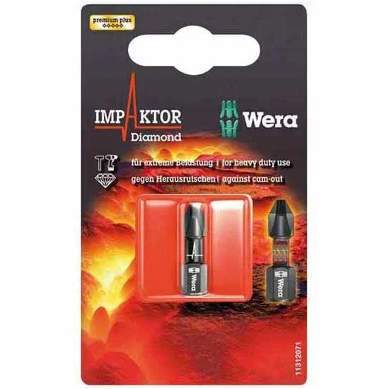 Handla nu Wera 851/1 IMP DC Impaktor Bits PH3 x 25mm