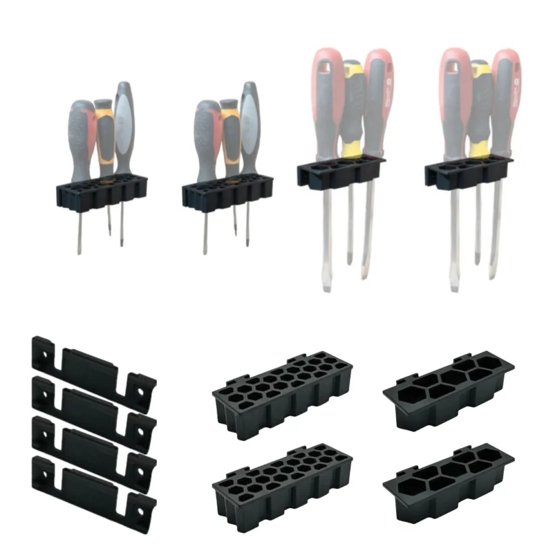 Billigare StealthMounts Wall Hive System Screwdriver Rack 4-Pack- WH-BLK-SD-4