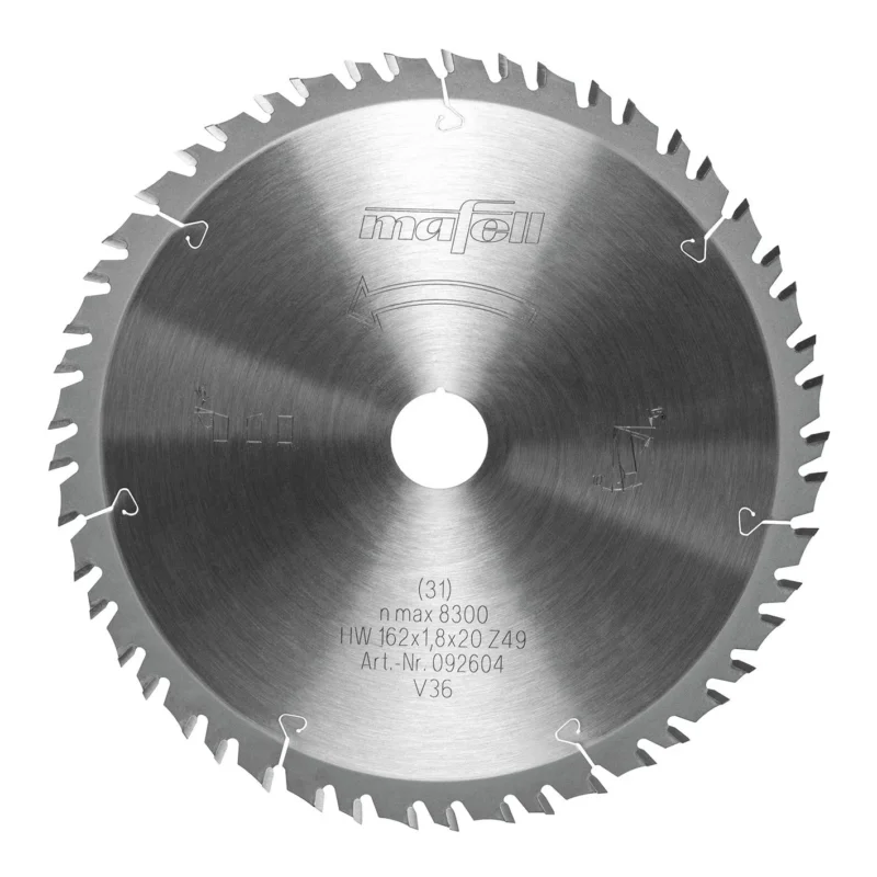 Mafell GT-Klinga, 162 x 1,2/1,8 x 20 mm, Z49-7, 6WZ/FZ Trä - 092604 Begränsad tid