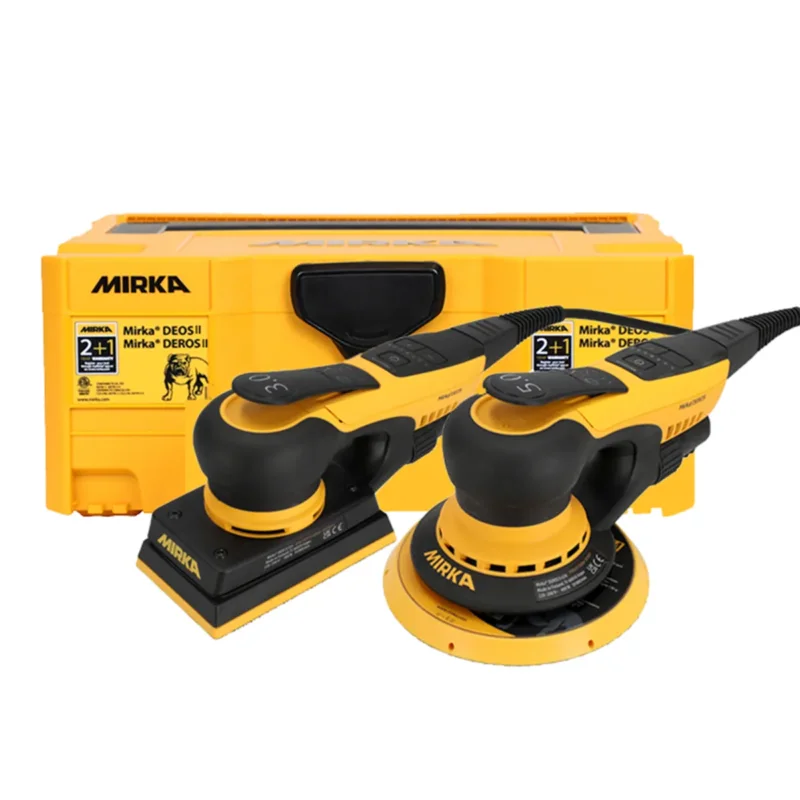 Mirka DEROS II 650 & DEOS II 353 i Plastbox KIT - MID6535344CA Trygg betalning