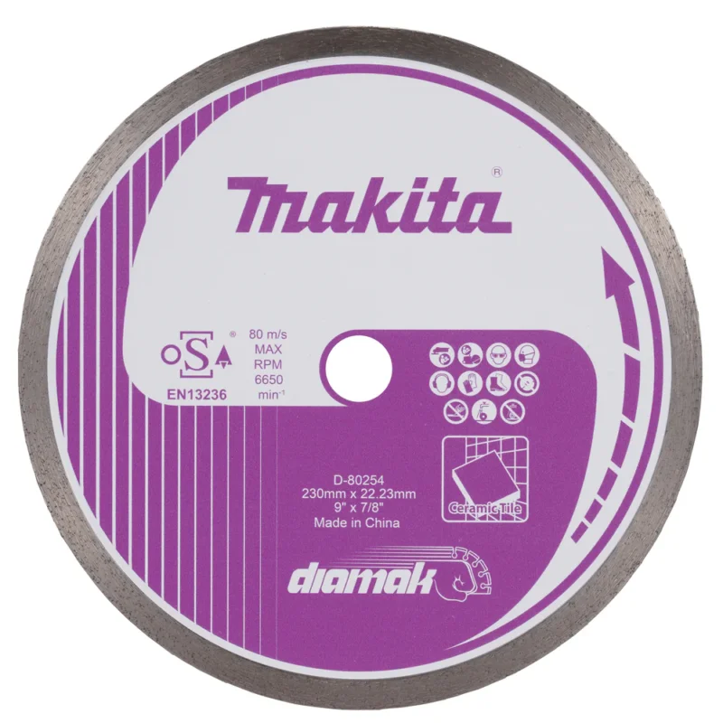 Makita Diamantklinga 230x22,23 mm D-80254 till Slipmaskiner och kapmaskiner Beställ idag