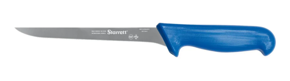 Starrett Boning Knife Narrow Straight 8" 200 mm, Blå - BKL104-8 Begränsat antal