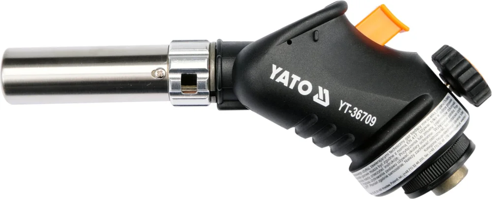 I lager Yato Gasbrännare 360° med Pietzotändning propan/Butan - YT-36709