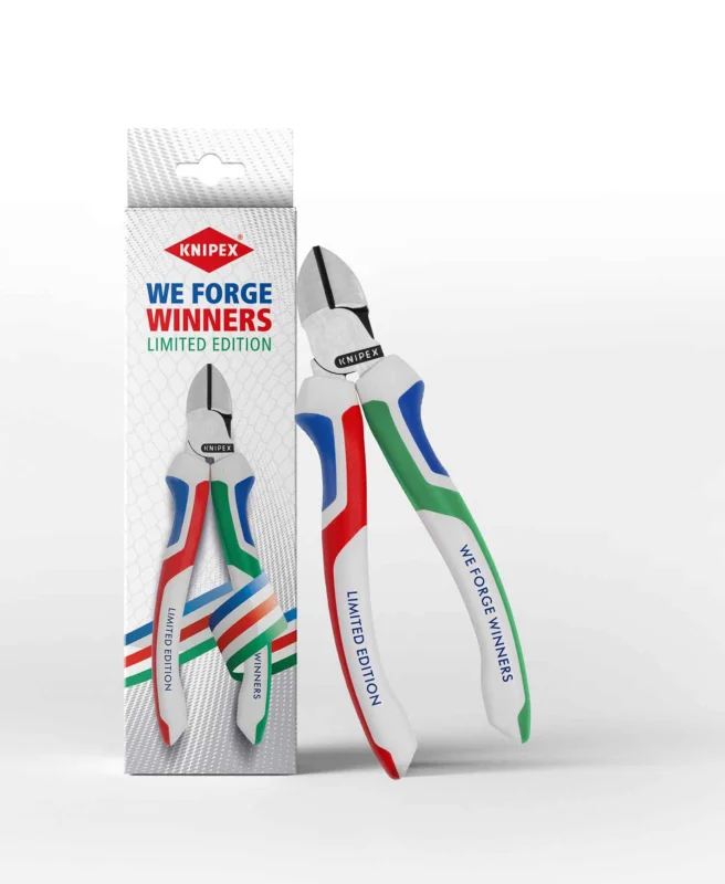 Kampanjpris KNIPEX WE FORGE WINNERS Sidavbitare Limited Edition 160 mm