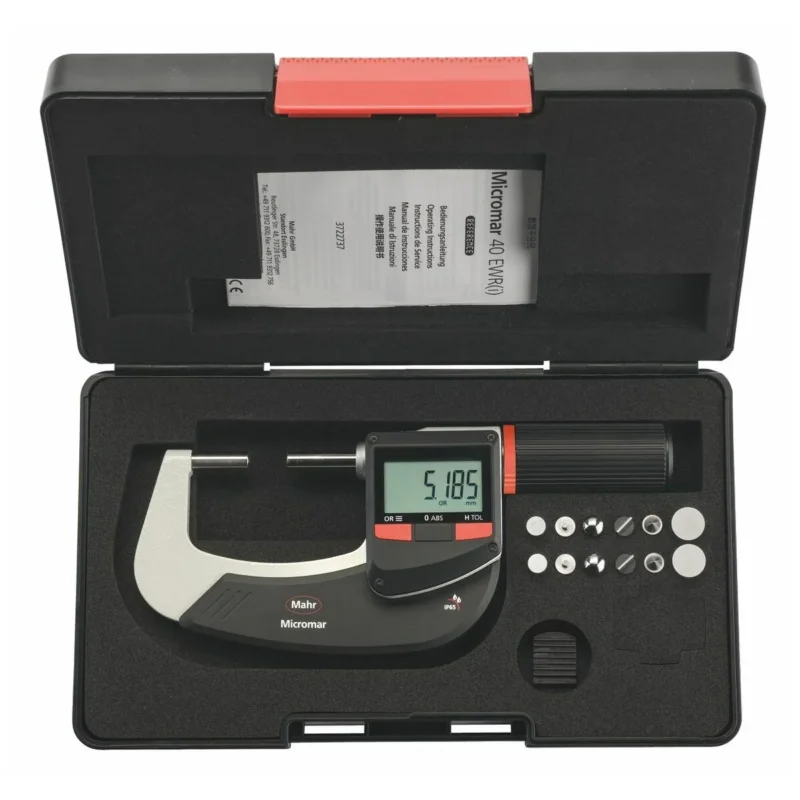 Digital bygelmikrometer med utbytbara mätspetsar i-wi 0-25 mm Fynd